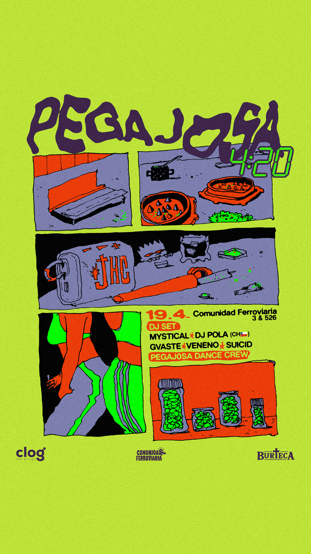 Flyers: Pegajosa