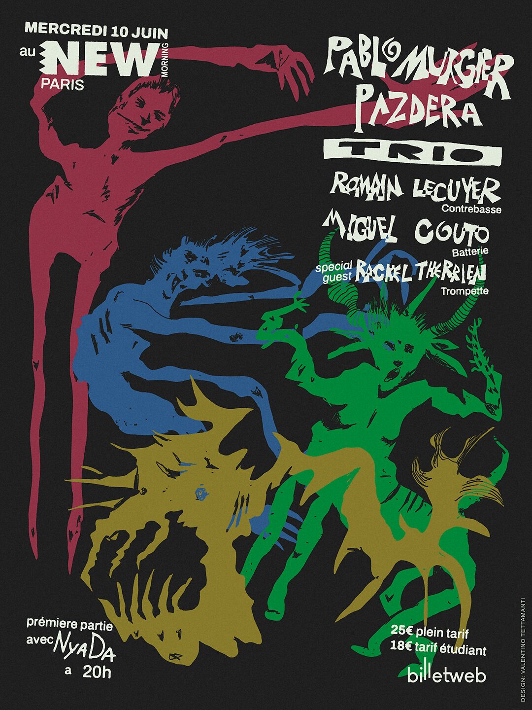 Flyers: Pablo Murgier Pazdera Trio